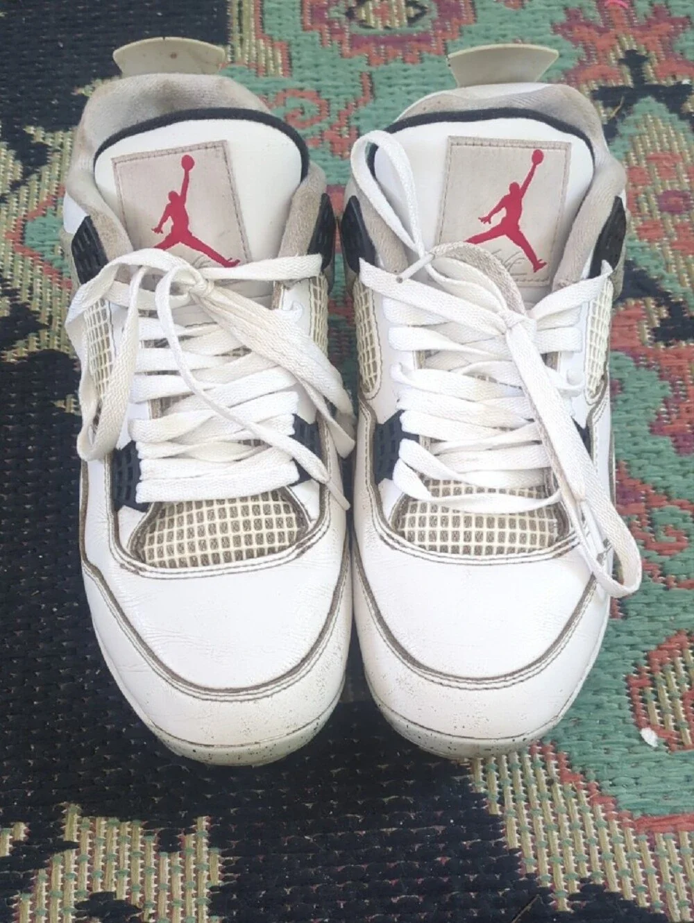 Jordan 4 Cement Football Cleats